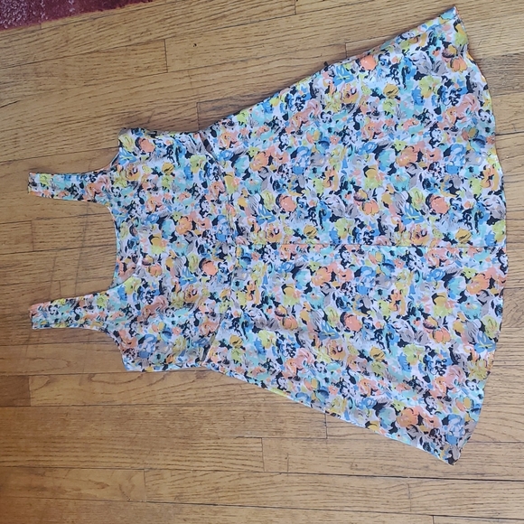 CLOSET CLOSING 7/31 BCBGeneration Ultra Lime Multi Sundress Small - Picture 3 of 7